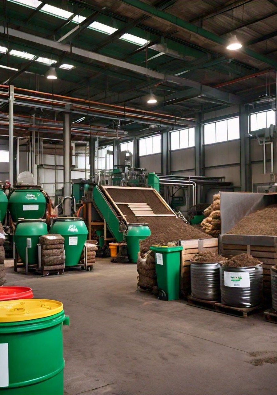 image of greencycle truck for collecting waste