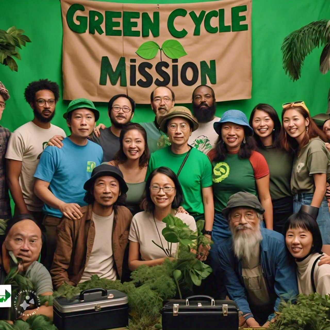 Team working together for GreenCycle